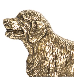 Golden Retriever wieszak z mosiądzu Art-Dog